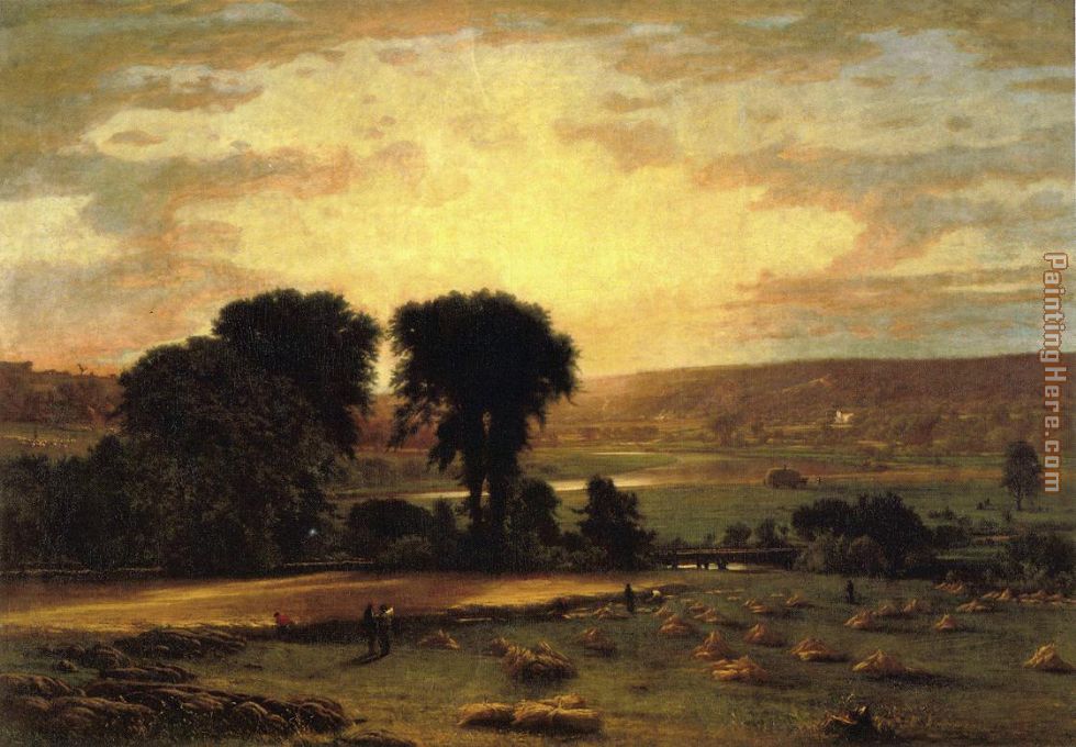 Peace and Plenty painting - George Inness Peace and Plenty art painting